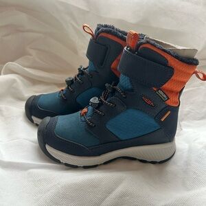 Keen Kids Blue and Orange Boots